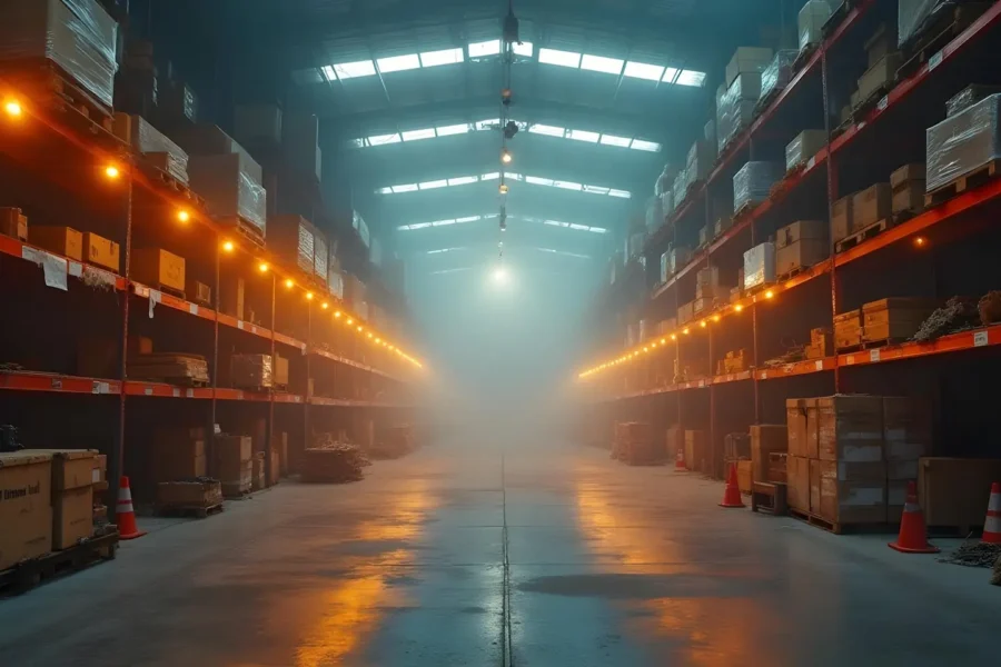 Warehouse being cleared with our commercial clearance service in Bedfordshire.