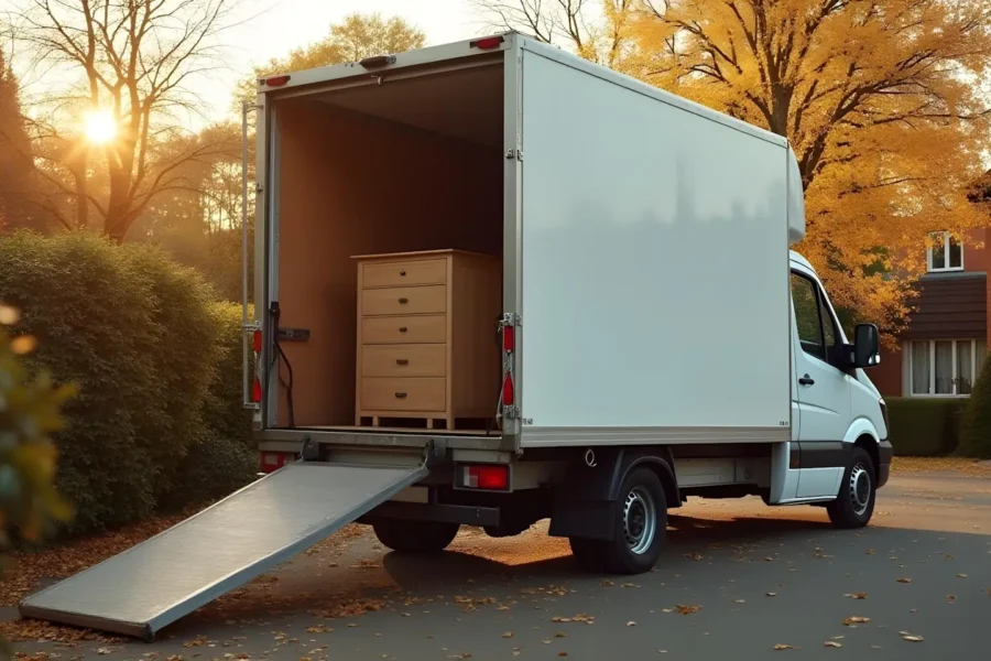 Bedford House Clearance van collecting waste as part of our fully licensed service.