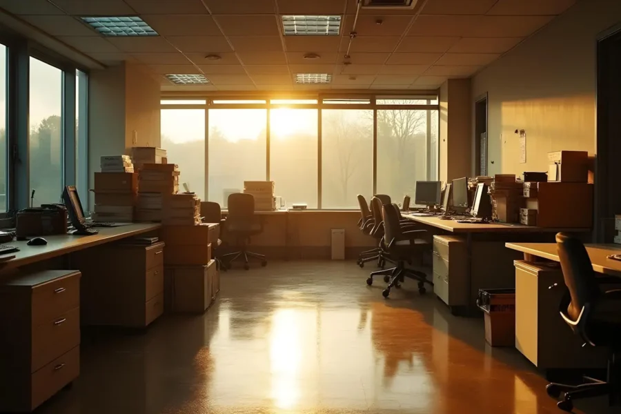 A company is moving in Bedford and they needed us to clear unwanted office furniture from their workplace.